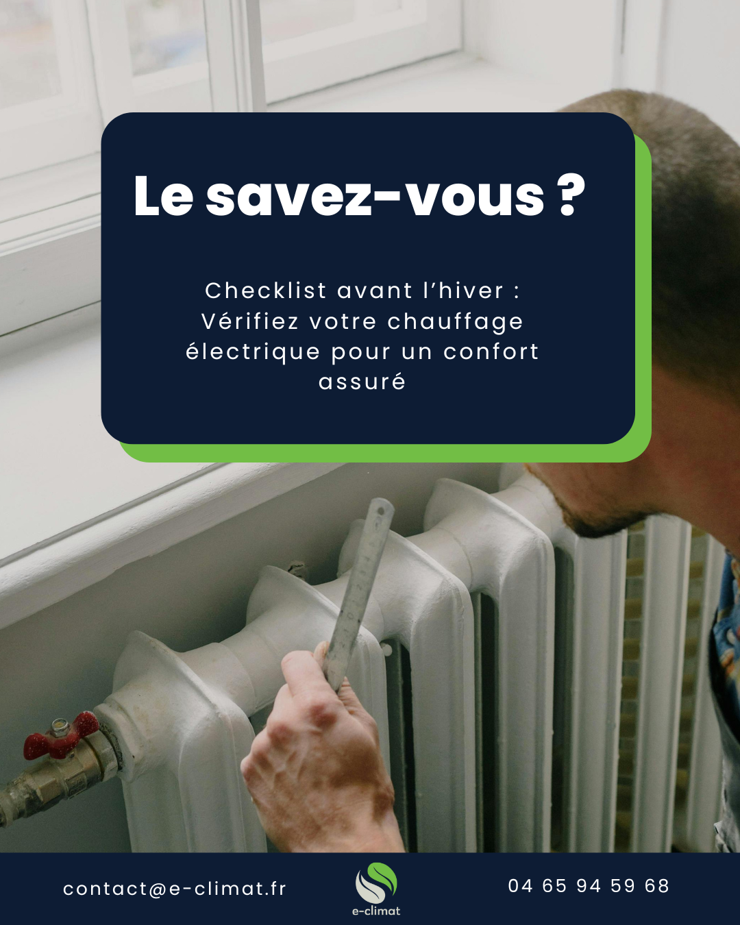 Checklist avant l’hiver : Vérifiez votre chauffage électrique pour un confort assuré